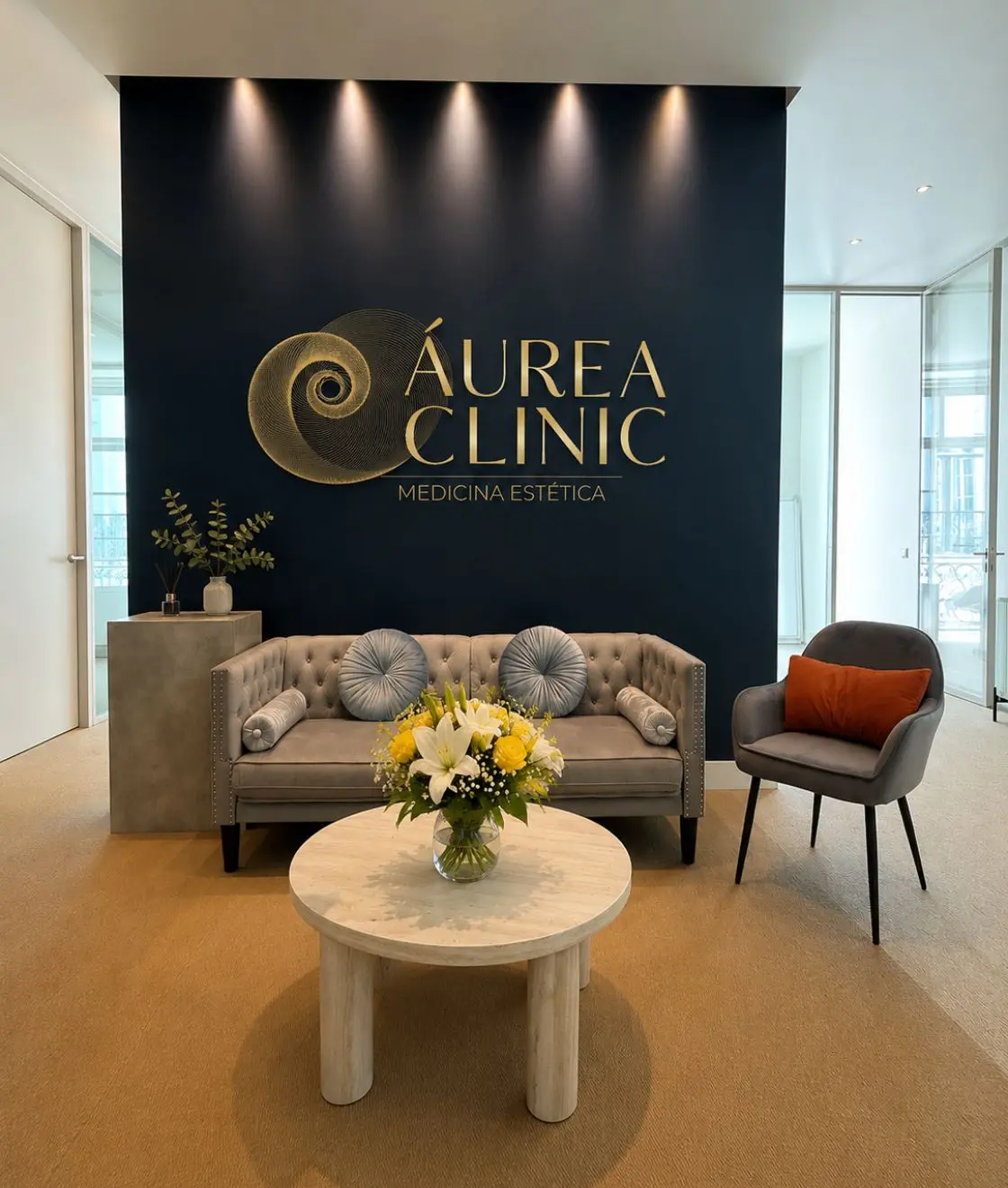 Recepción Áurea Clinic Lisboa